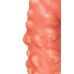 Насадка реалистичная KOKOS PENIS SLEEVE с дополнительной стимуляцией, TPE, телесная, 16.5 см