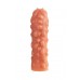 Насадка реалистичная KOKOS PENIS SLEEVE с дополнительной стимуляцией, TPE, телесная, 16.5 см