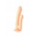 Реалистичный фаллоимитатор A-toys by TOYFA Twint, силикон, телесный, 19,5 см
