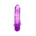 Фаллоимитатор двусторонний с вибропулей TOYFA Double Dildo with Vibro Bullet, TPR, фиолетовый, 35 см