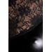 Платье Glossy Lulu из материала Wetlook, черное, M