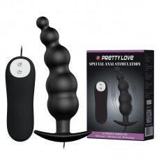 Анальные виброшарики Black Pretty Love BI-040039