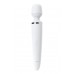 Нереалистичный вибратор Satisfyer Wand-er Woman, ABS пластик, белый, 34 см
