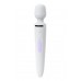 Нереалистичный вибратор Satisfyer Wand-er Woman, ABS пластик, белый, 34 см