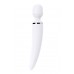 Нереалистичный вибратор Satisfyer Wand-er Woman, ABS пластик, белый, 34 см