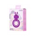 Эрекционное кольцо на пенис JOS GOOD BUNNY, силикон, фиолетовый, 9 см