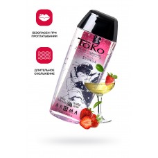 Лубрикант Shunga Toko Aroma на водной основе, клубника и шампанское, 165 мл