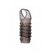 Насадка на пенис сквозная XLover by TOYFA, TPE, черный прозрачный, 10,5 см