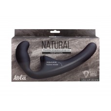 Гнущийся безремневой страпон Natural Temptation Black 5011-02lola