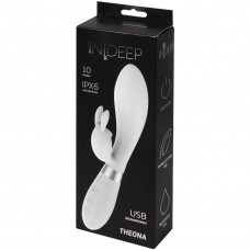 Перезаряжаемый вибратор Indeep Theona White 7702-07indeep