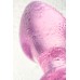 Анальная втулка Sexus Glass, стекло, розовая, 10 см, O 4 см