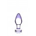 Анальная втулка Sexus Glass, стекло, розовая, 10 см, O 4 см