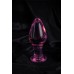 Анальная втулка Sexus Glass, стекло, розовая, 10 см, O 4 см