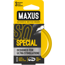 Презервативы точечно-ребристые MAXUS Special №3 ж/к