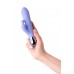 Вибратор с клиторальной стимуляцией Flovetta CROCUS, силикон, фиолетовый, 17,5 см