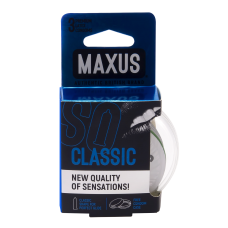 Презервативы классические MAXUS Classic №3 п/к 4272mx