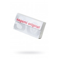 Презервативы Sagami, original 0.02, полиуретан, ультратонкие, гладкие, 19 см, 5,8 см, 6 шт.