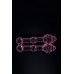 Двусторонний фаллоимитатор Sexus Glass, стекло, розовый, 17 см