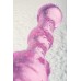 Двусторонний фаллоимитатор Sexus Glass, стекло, розовый, 17 см