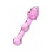 Двусторонний фаллоимитатор Sexus Glass, стекло, розовый, 17 см