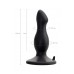 Анальная втулка TOYFA POPO Pleasure Antlia, силиконовая, черная,10,5 см