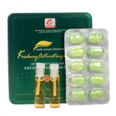 Kidney "Активирующая эссенция" activating essence 7000 mg. 10 таблеток, 2 флакона с феромонами E-0324